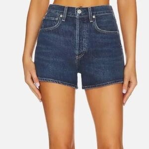 Citizens of humanity marlow denim shorts dark wash